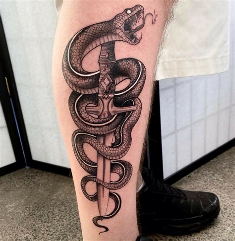 snake tattoos on leg|101 Best Snake Tattoo On Leg Ideas That Will Blow。